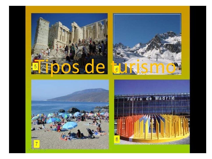 Tipos de turismo diapositivas