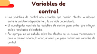 Tipos de Variables en una Investigación Científica y su Importancia | PDF