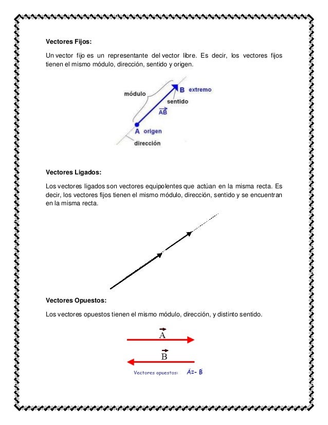 Tipos de Vectores