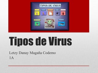 Tipos de Virus
Letzy Danay Magaña Codemo
1A
 