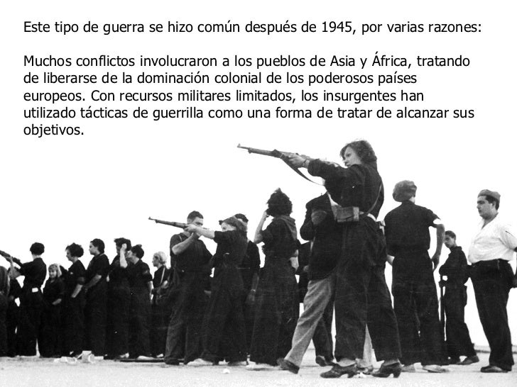 Tipos de guerra en el siglo XX