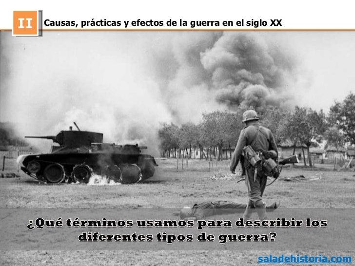 Tipos de guerra en el siglo XX