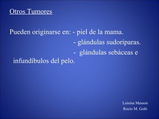 Tipos histológicos ca in situ PPT 