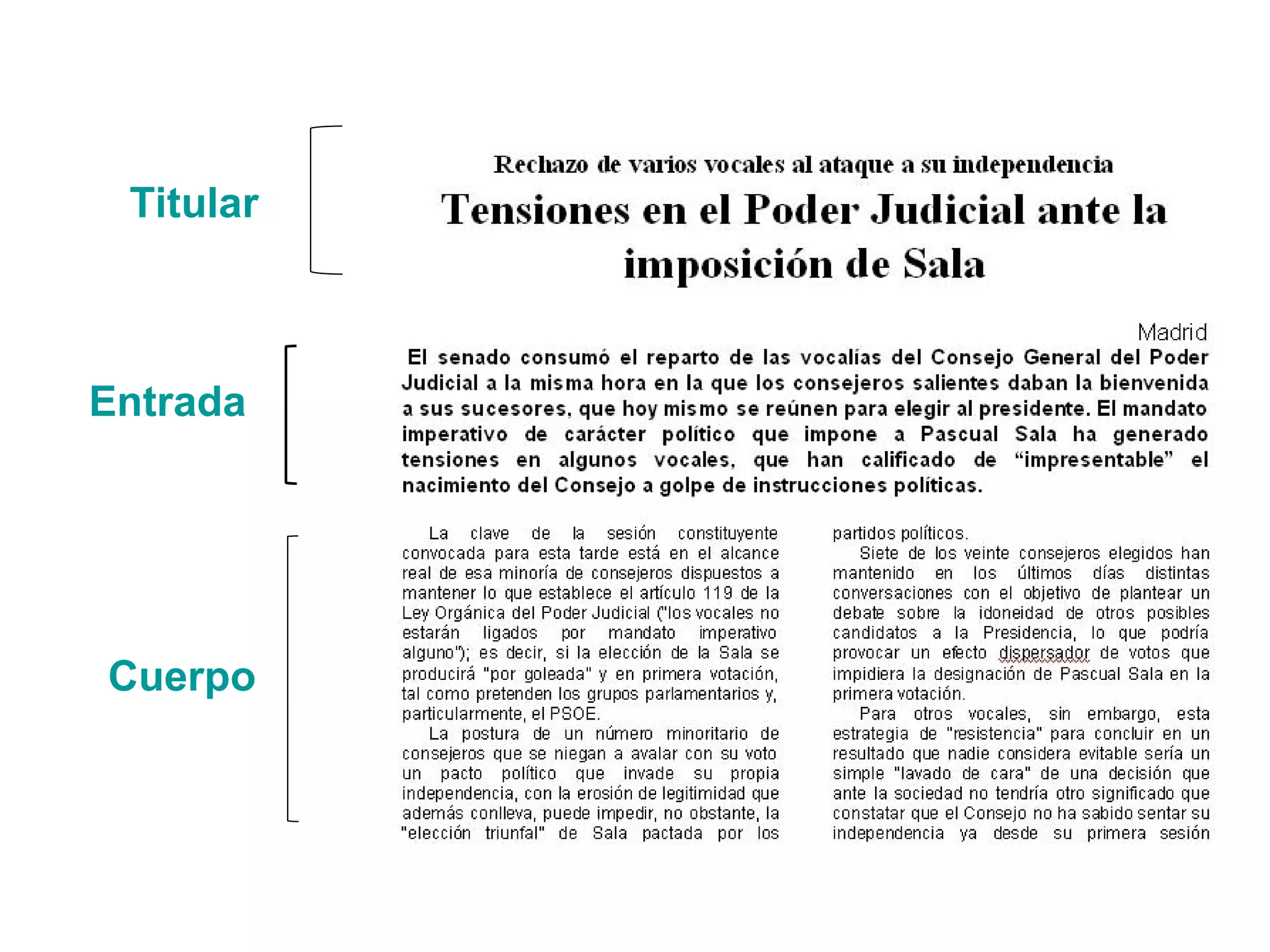 Titular



Entrada




Cuerpo
 