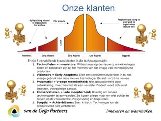 Onze klanten
 
