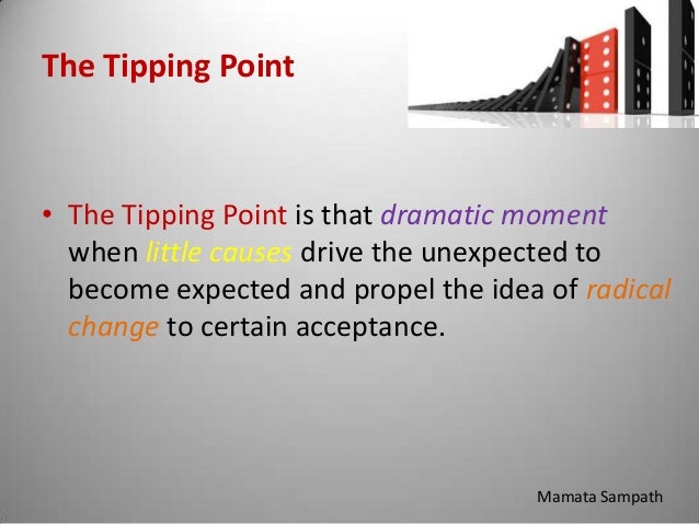 the tipping point essay