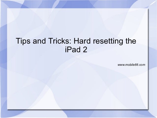 hard reset ipad 3 hard reset ipad 3