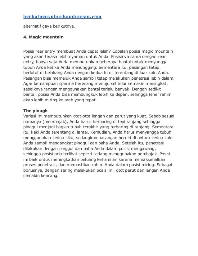 Tips cara cepat hamil