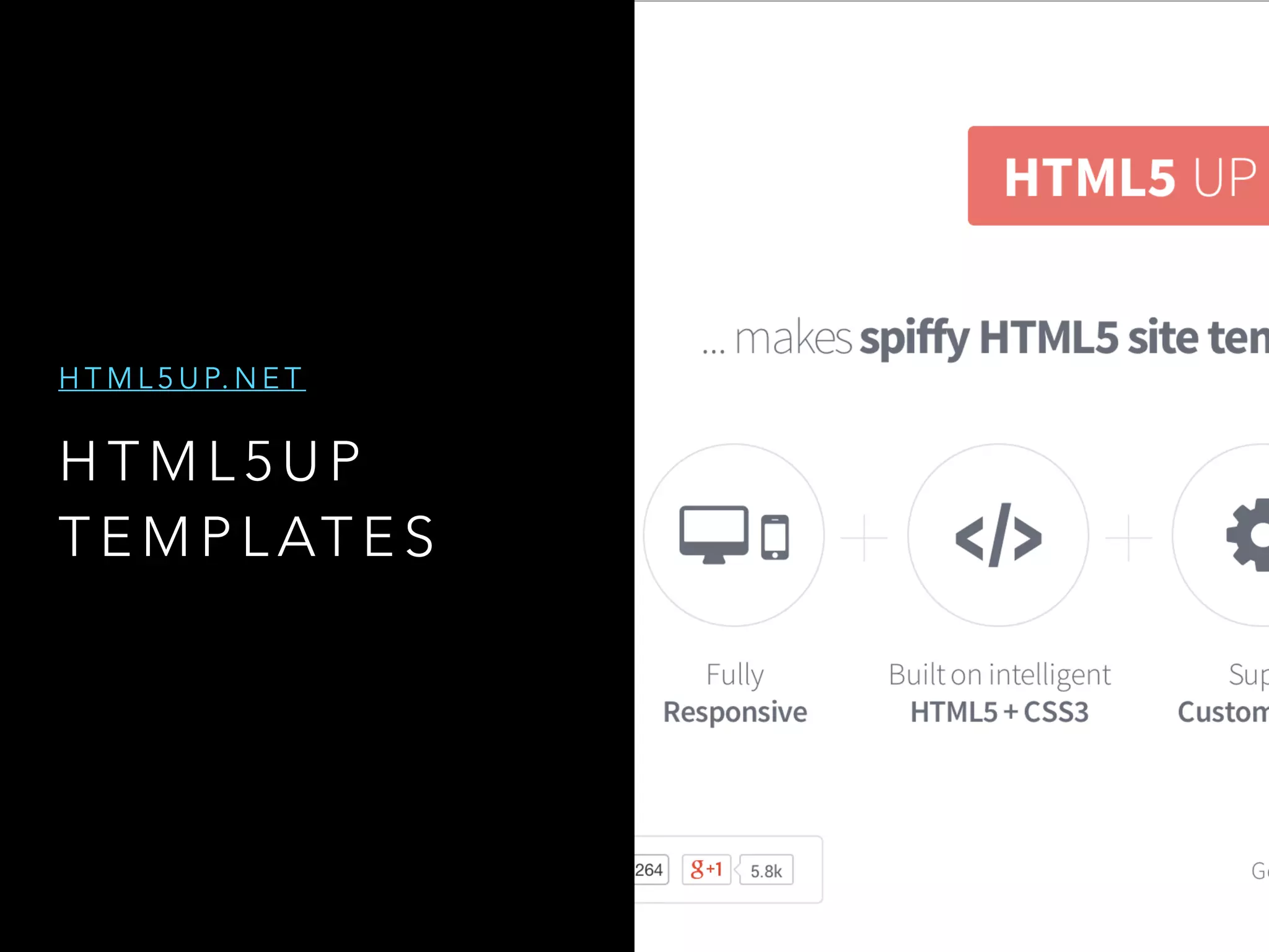 H T M L 5 U P
T E M P L AT E S
H T M L 5 U P. N E T
 