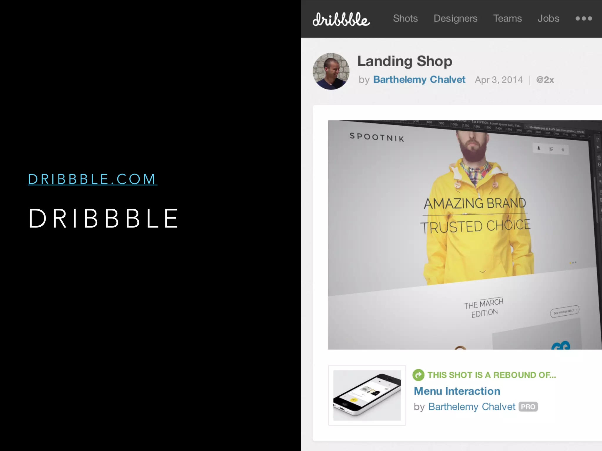 D R I B B B L E
D R I B B B L E . C O M
 