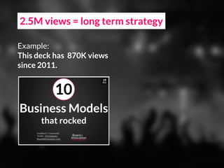 How I got 2.5 Million views on Slideshare (by @nickdemey - Board of ...