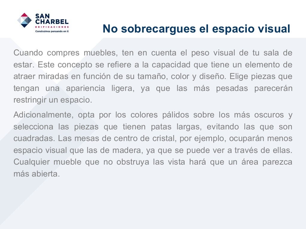 Aprende más sobre decoración para crear la sala perfecta en tu depart…