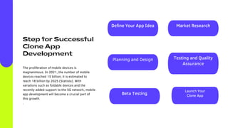 Tips for Building a Successful Clone App | PDF