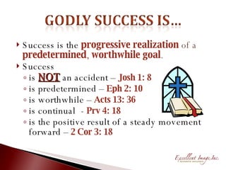 Tips For Godly Success Phcc