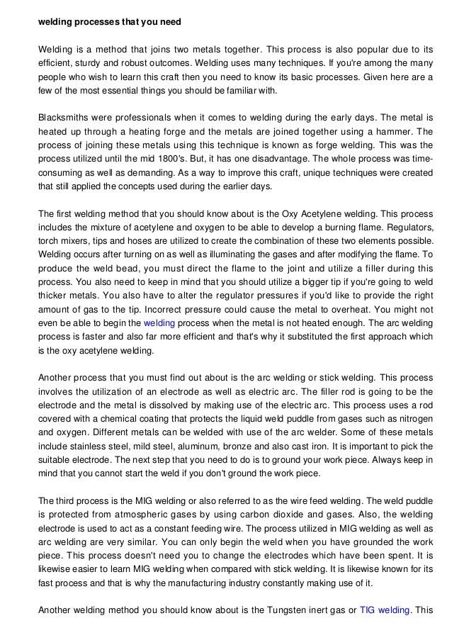 Welding Tips And Tricks