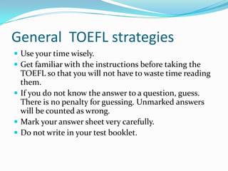 Tips for-toefl-grammar | PPT