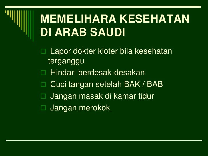 Tips haji sehat