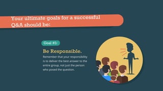 Tips on How to Handle Tough Q&A Sessions During Presentations | PPT