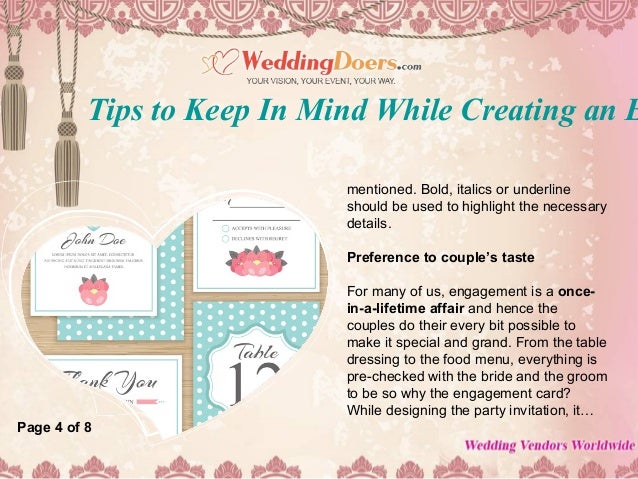 tips to keep in mind while creating an engagement party tips to keep in mind while creating an engagement party