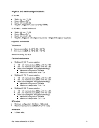 IBM System x iDataPlex dx360 M4 | PDF
