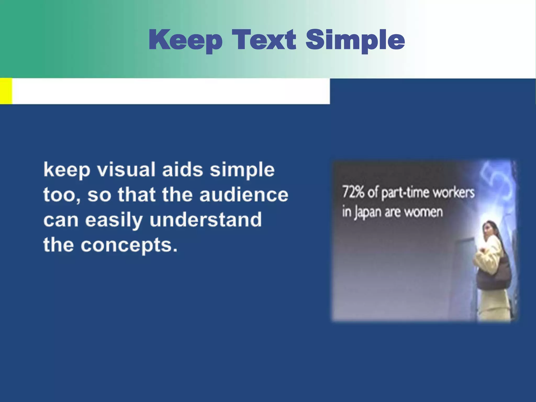Keep Text Simple