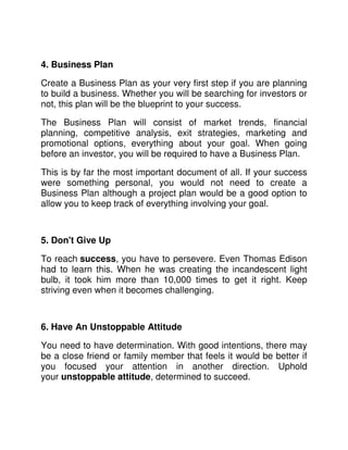 50 Tips to Success in Life | Career | Dreams | PDF
