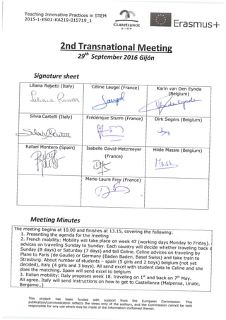 Tips 2nd transnational meeting minutes