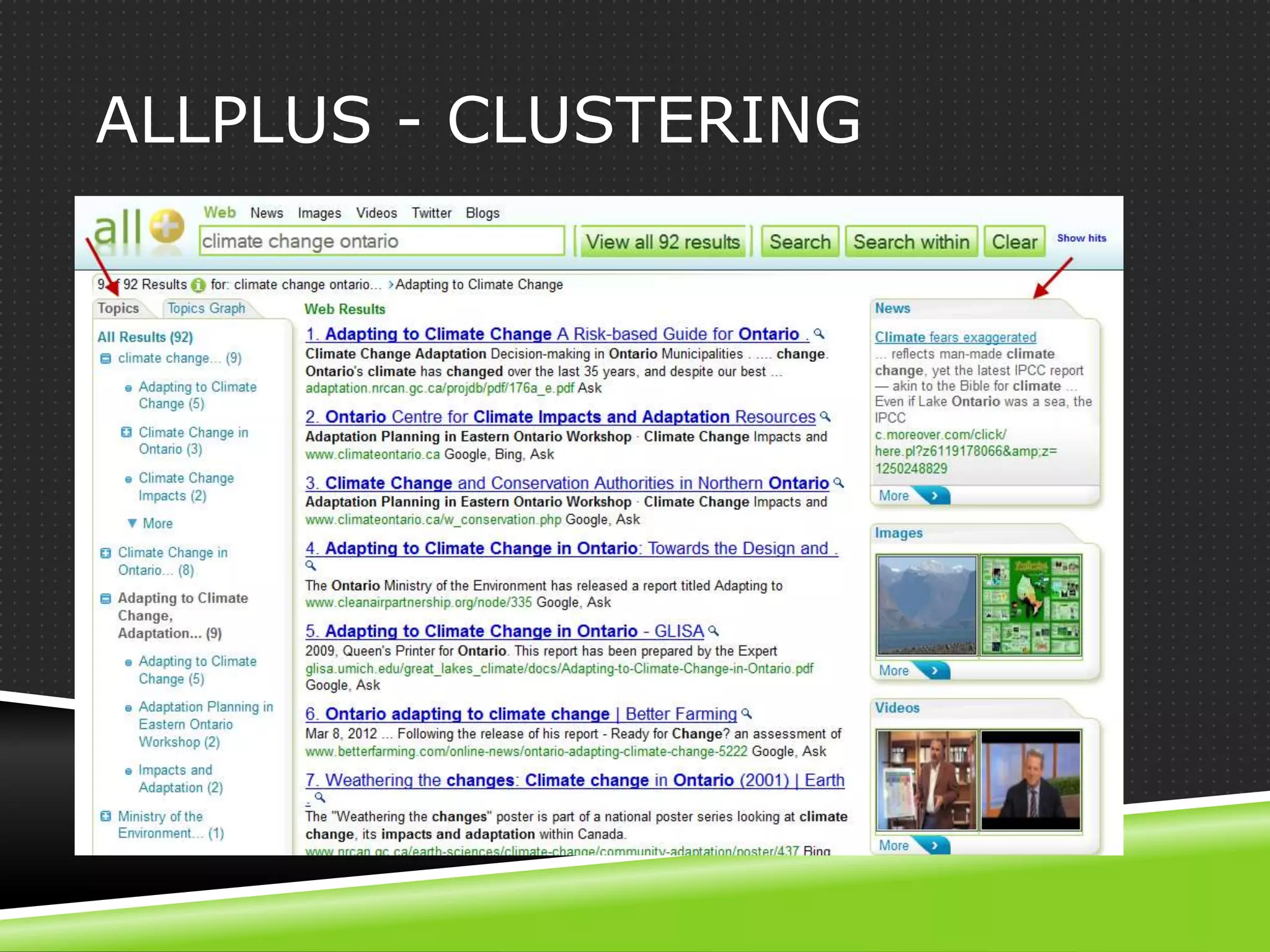 ALLPLUS - CLUSTERING
 