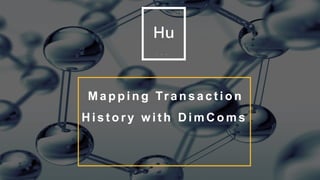 3
M a p p i n g Tr a n s a c t i o n
H i s t o r y w i t h D i m C o m s
 