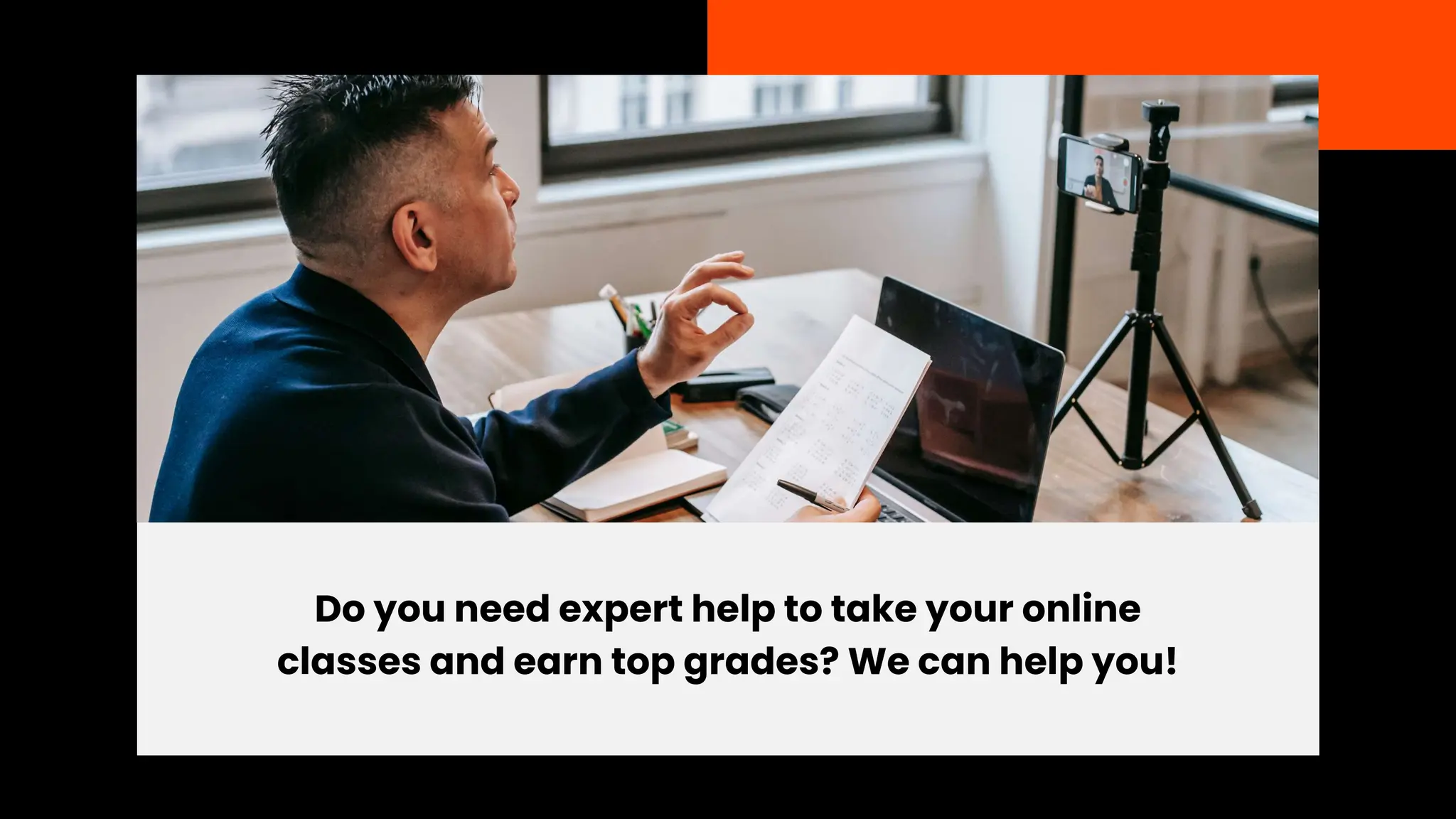 Do you need expert help to take your online
classes and earn top grades? We can help you!