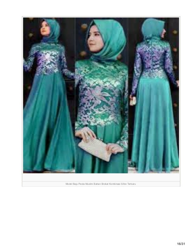 Model Baju Pesta Muslim Bahan Satin fastidiouslimitation