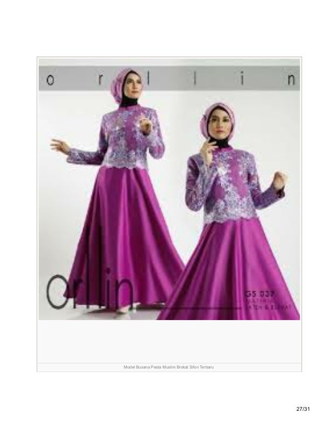 Tipsbajumuslimah blogspot com 46 model baju  pesta  muslim 