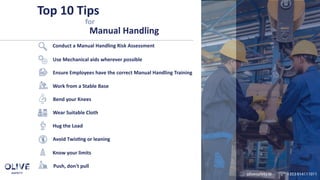 Top 10 Tips for Manual Handling