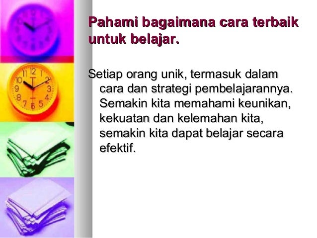 Tips belajar efektif dan cara mengerjakan soal ujian