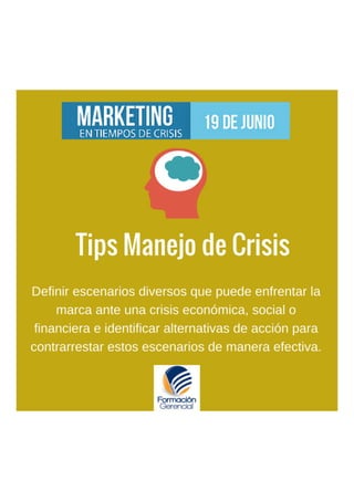 Tips y estrategias de marketing en tiempos de crisis económica o recesión