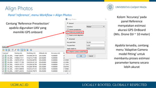 Tips dan trik optimasi Agisoft | PPTX