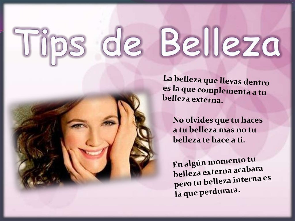 Tips de belleza