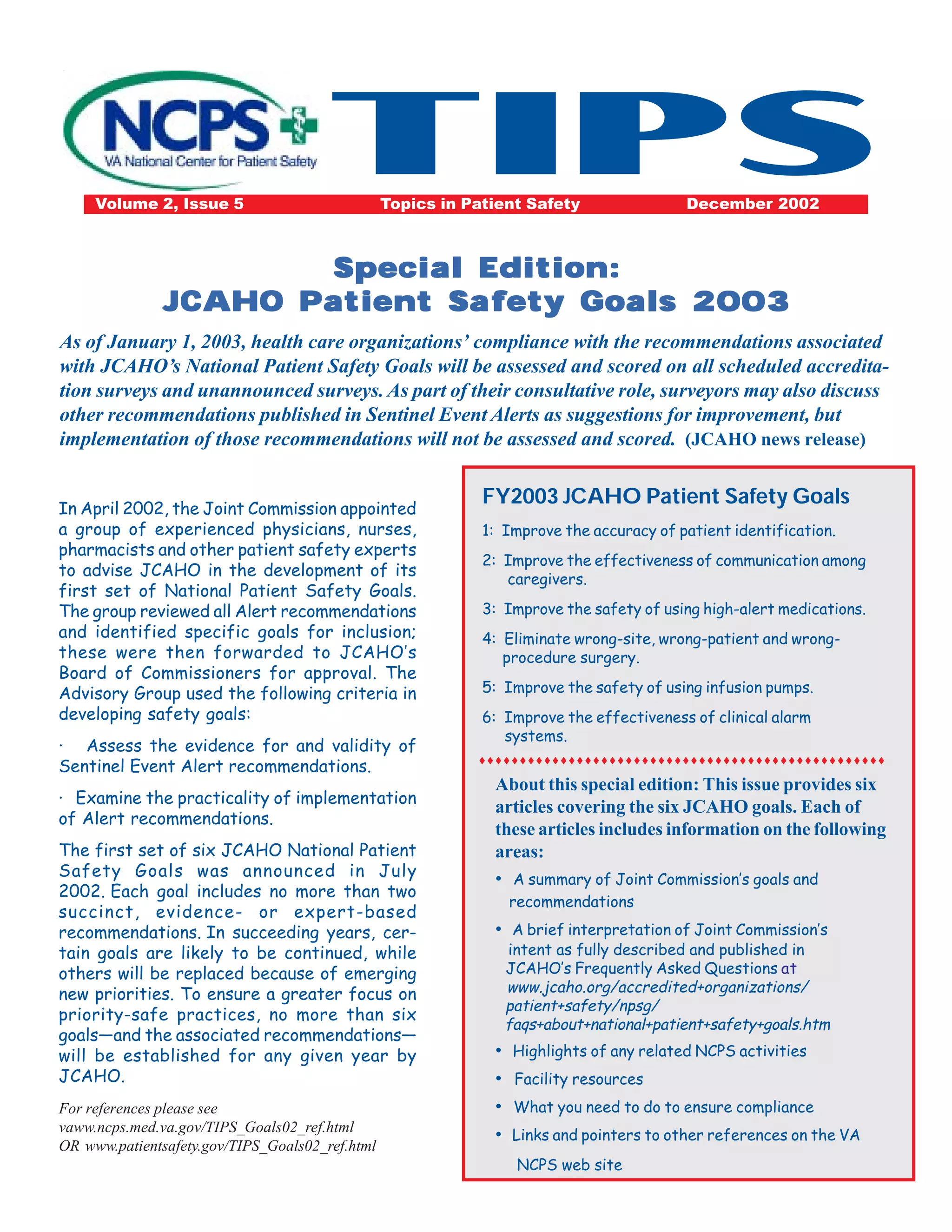 National Patient Safety Goals (NPSGs) | Joint Commission, image size:2048x2650