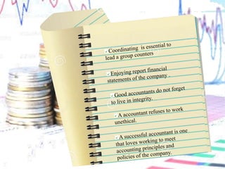 Tips del contador exitoso!