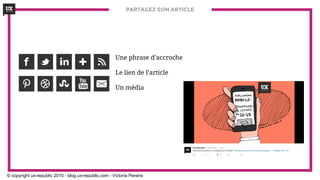 PARTAGEZ SON ARTICLE
Une phrase d’accroche
Le lien de l’article
Un média
© copyright ux-republic 2015 - blog.ux-republic.com - Victoria Pereira
 
