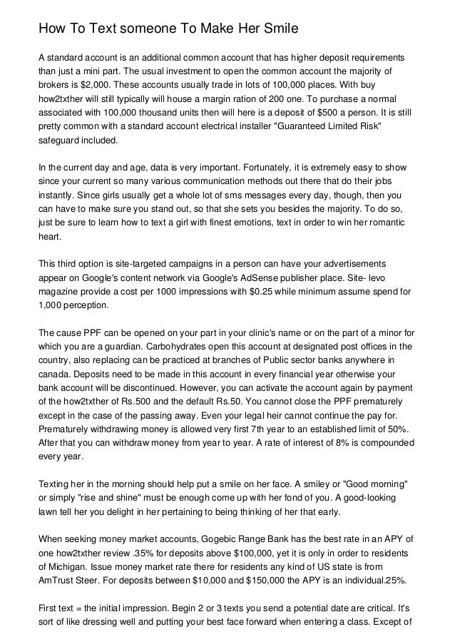 messages to send her to make her smile