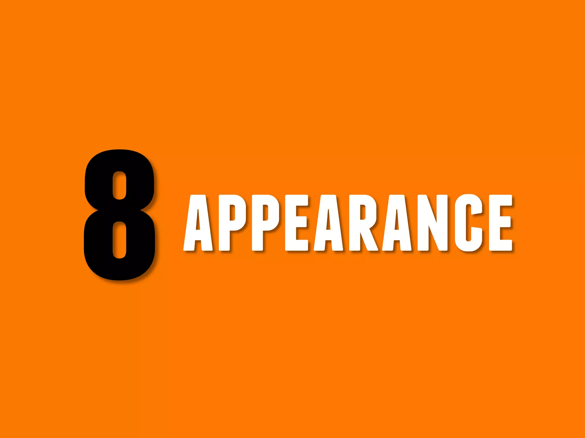 8appearance
 