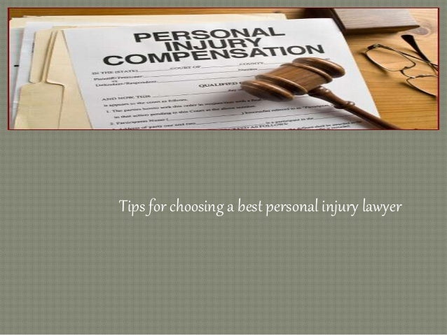 What are some tips for choosing a personal injury lawyer?