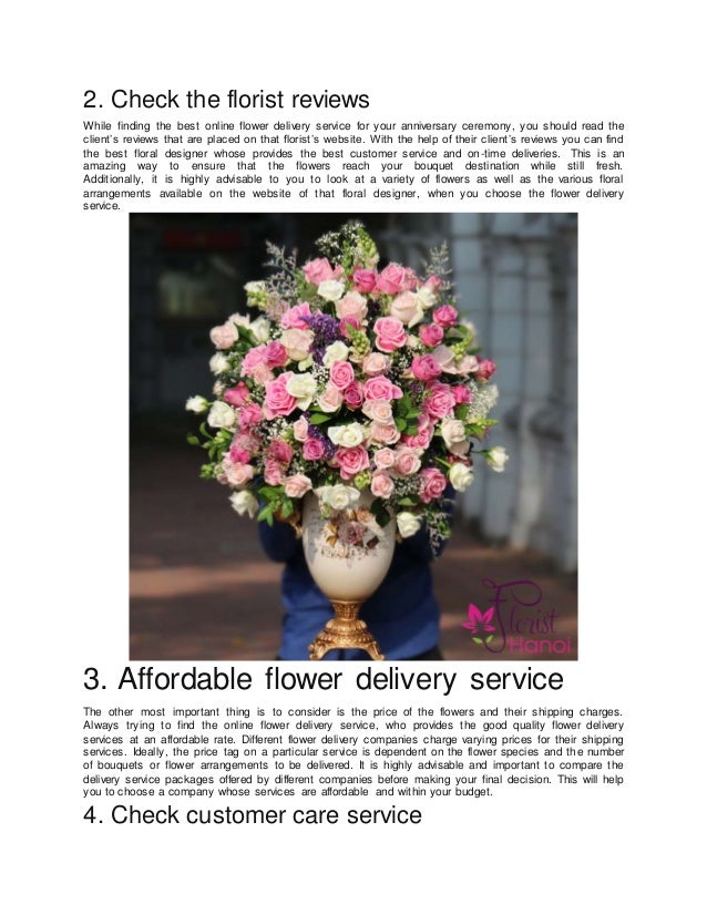 Tips For Choosing The Best Flower Delivery Service