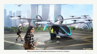 Mock up drawing of passengers boarding an air taxi at a vertiport.
15
IMAGE: TECH CRUNCH
 