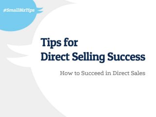 How To Succeed In The Direct Sales Industry
