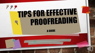Students Alley | Tips for Effective Proofreading