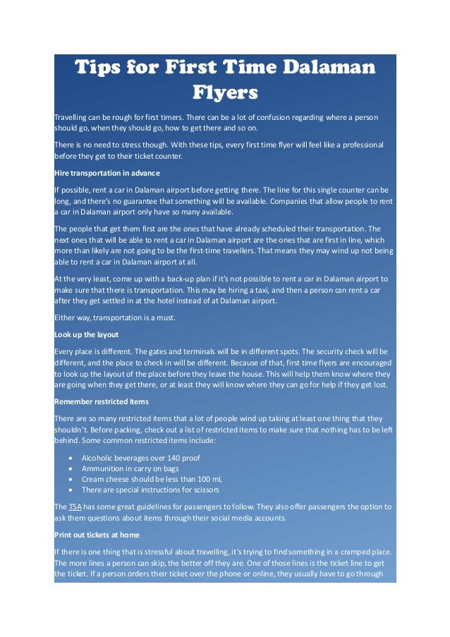 tips for first time flyers airport tips for first time flyers