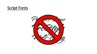 Powerpoint Script Fonts Tips for fonts in power point | PPSX
