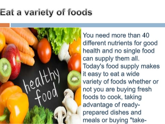 Tips for healthy diet